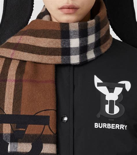 burberry scarf embroidered